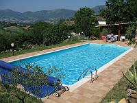 Summer - The pool from above
